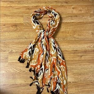 Spartina 449 Orange and Brown Scarf